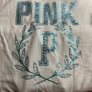 VS Pink Aqua Bling Hoodie